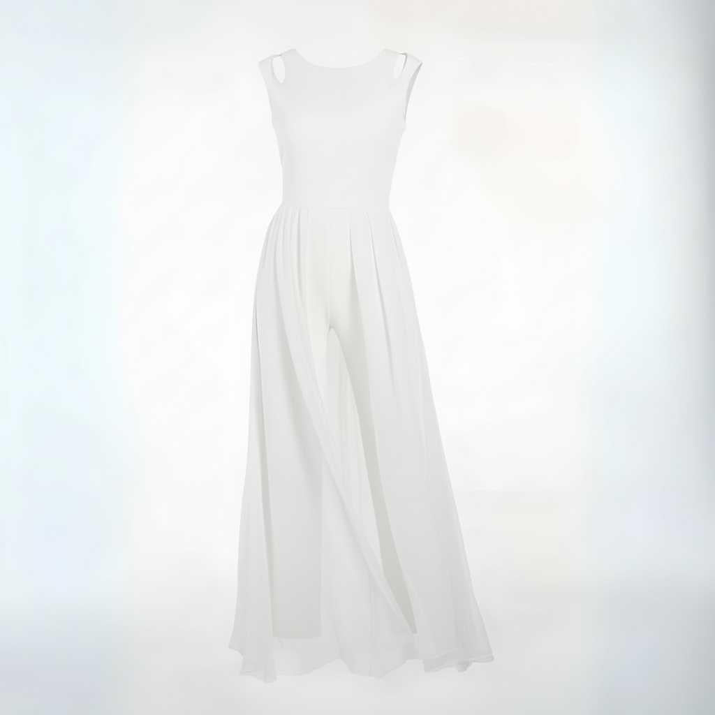 Sleeveless Wide Leg Jumpsuit | Women's Jumpsuit Summer Fashion
