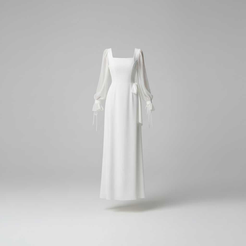 Elegant Long Sleeve Maxi Dress | Women's Wedding Guest Dress