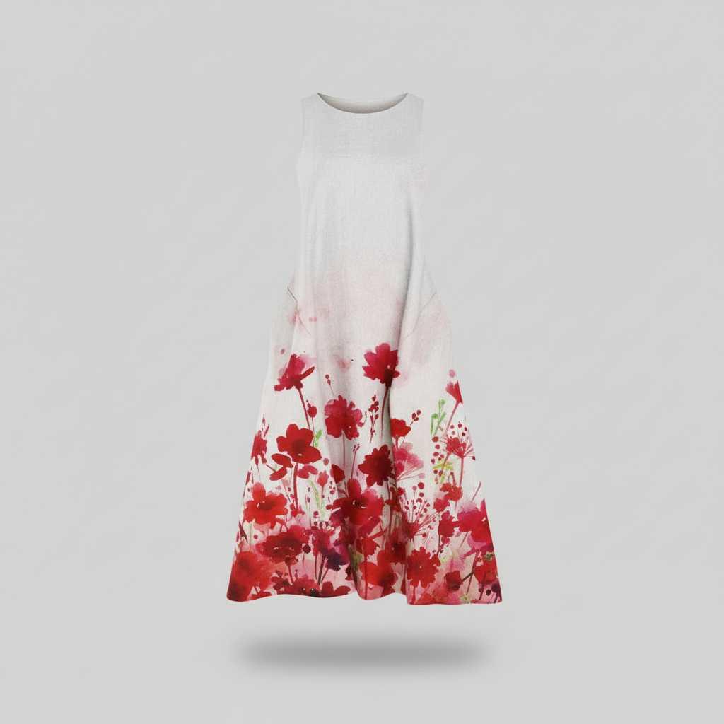Floral Midi Dress | Women's Summer Fashion