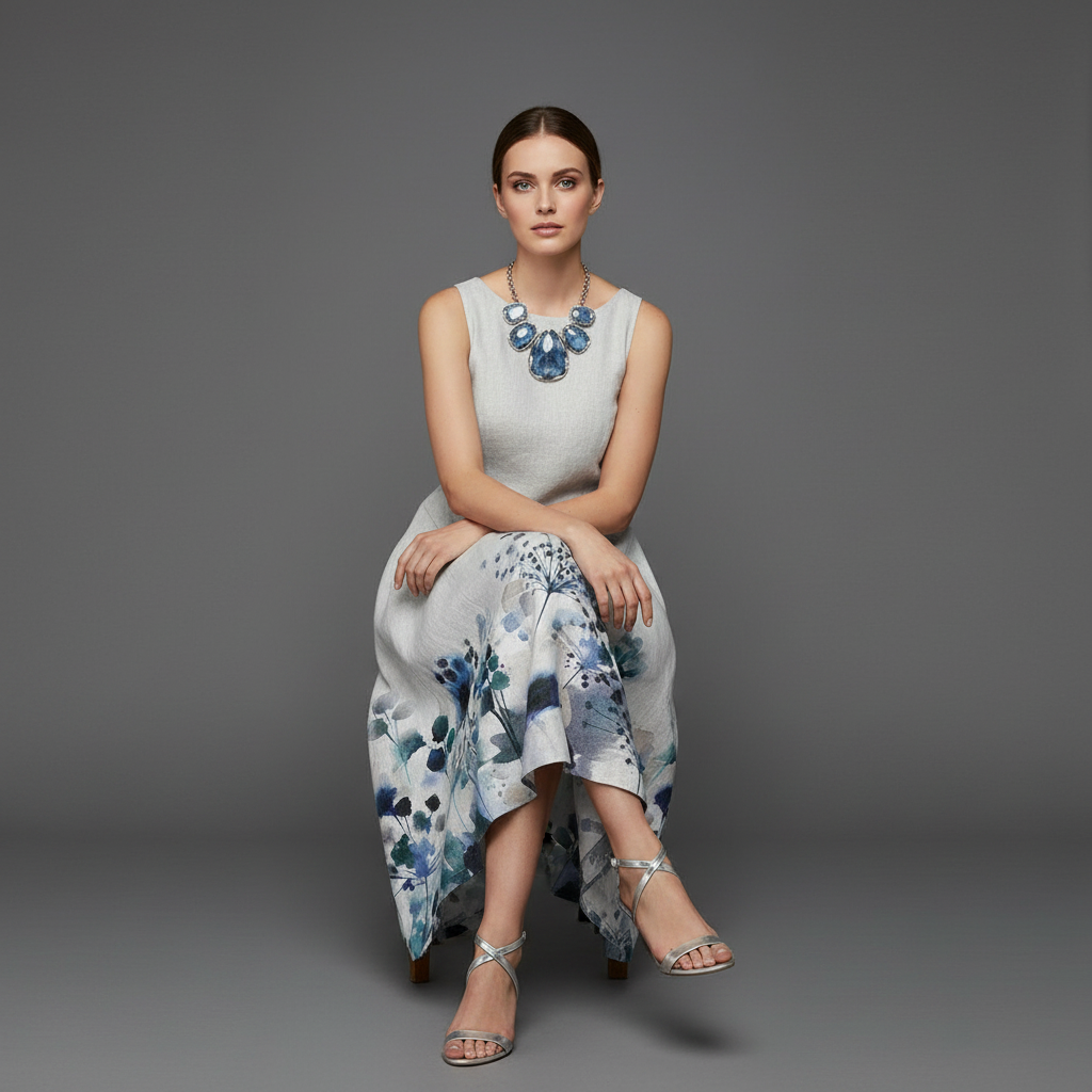 Floral Midi Dress | Women's Summer Fashion