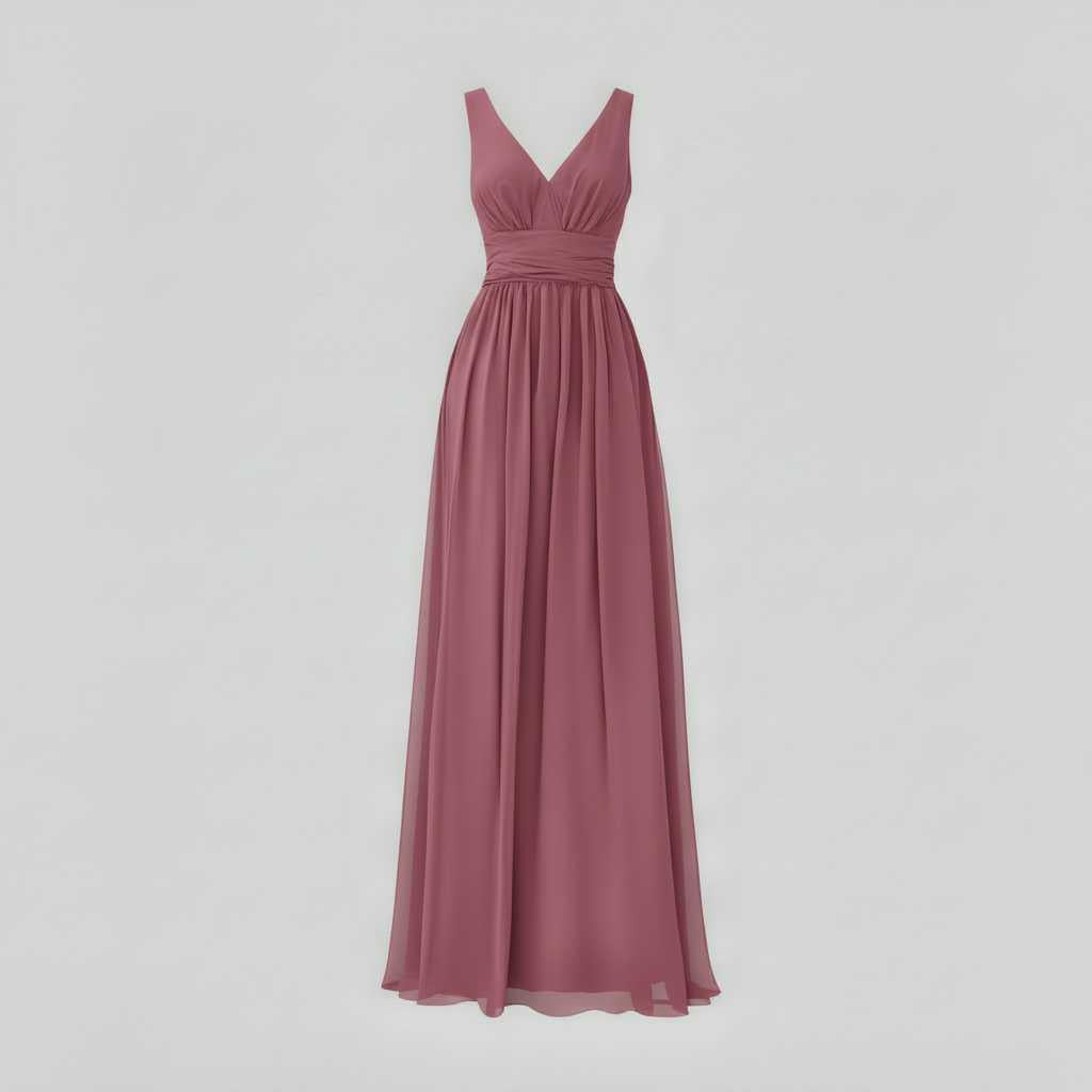 Sleeveless V-Neck Maxi Dress | Women's Fashion