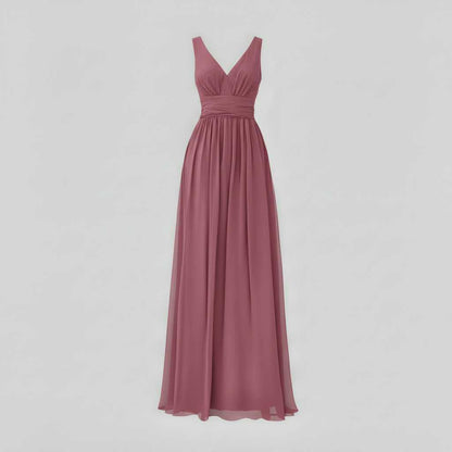 Sleeveless V-Neck Maxi Dress | Women's Fashion