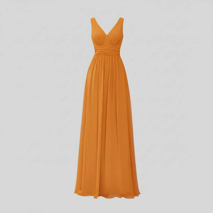 Sleeveless V-Neck Maxi Dress | Women's Fashion