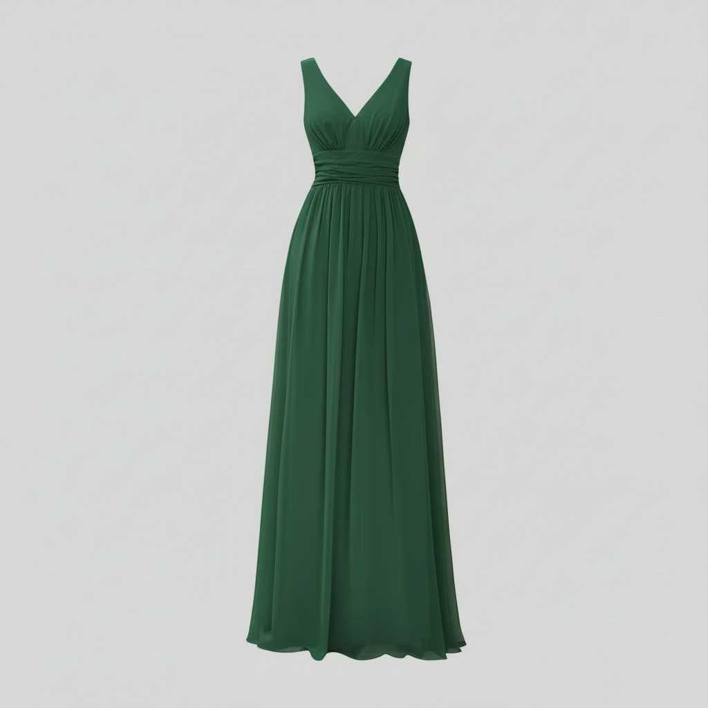 Sleeveless V-Neck Maxi Dress | Women's Fashion