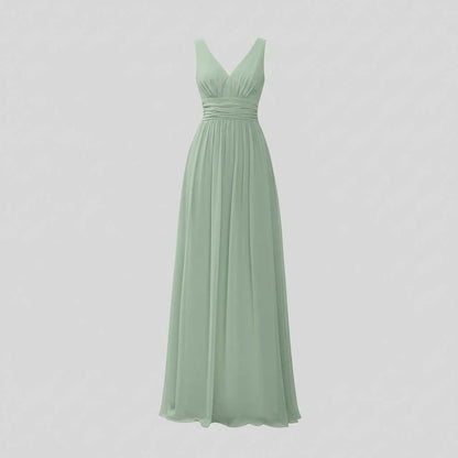 Sleeveless V-Neck Maxi Dress | Women's Fashion
