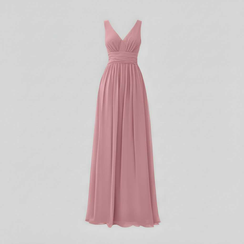 Sleeveless V-Neck Maxi Dress | Women's Fashion