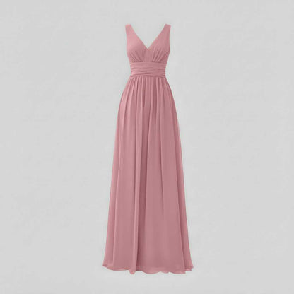 Sleeveless V-Neck Maxi Dress | Women's Fashion