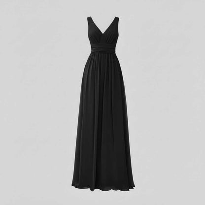 Sleeveless V-Neck Maxi Dress | Women's Fashion