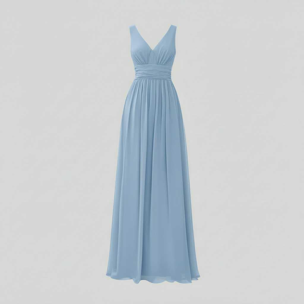 Sleeveless V-Neck Maxi Dress | Women's Fashion