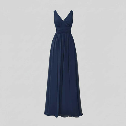 Sleeveless V-Neck Maxi Dress | Women's Fashion