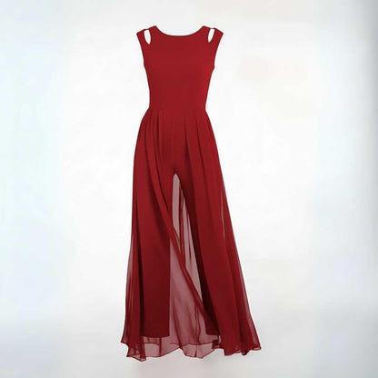 Sleeveless Wide Leg Jumpsuit | Women's Jumpsuit Summer Fashion