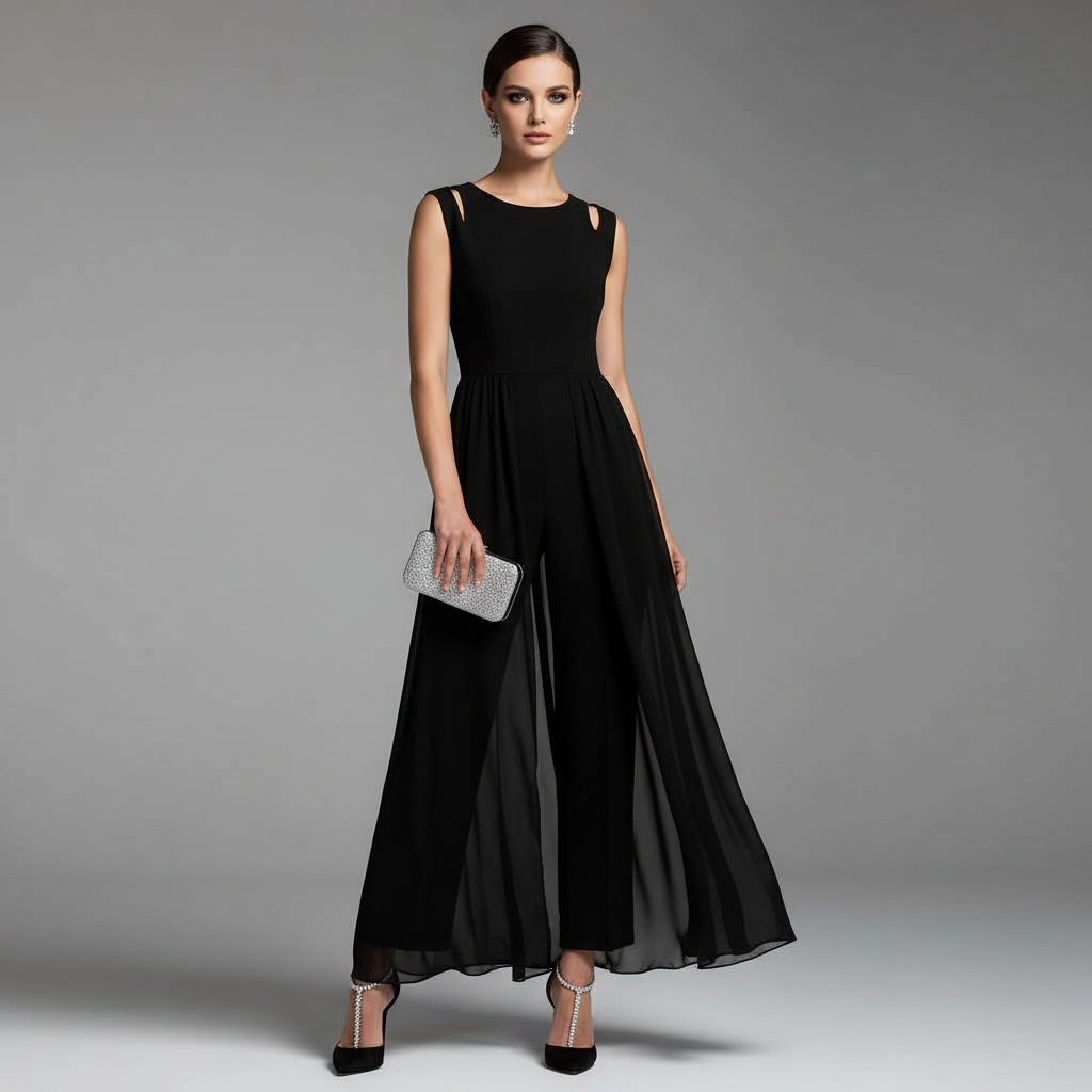 Sleeveless Wide Leg Jumpsuit | Women's Jumpsuit Summer Fashion