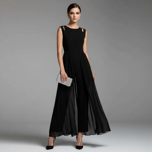 Sleeveless Wide Leg Jumpsuit | Women's Jumpsuit Summer Fashion