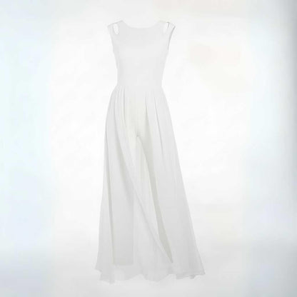 Sleeveless Wide Leg Jumpsuit | Women's Jumpsuit Summer Fashion