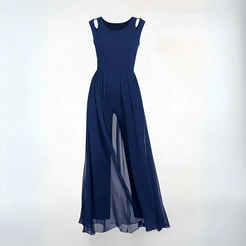 Sleeveless Wide Leg Jumpsuit | Women's Jumpsuit Summer Fashion