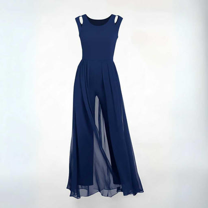 Sleeveless Wide Leg Jumpsuit | Women's Jumpsuit Summer Fashion