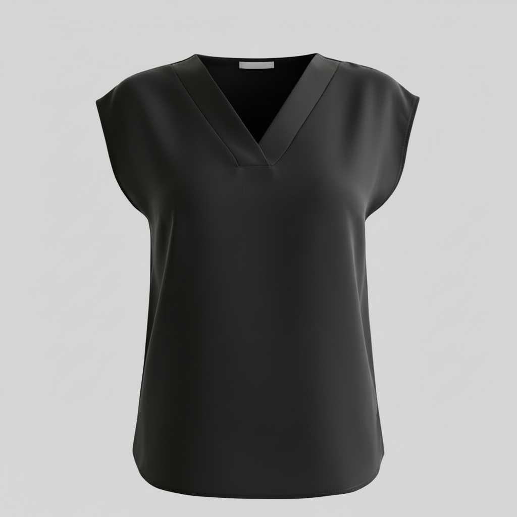 V-Neck Summer Blouse | Women's Blouse for Warm Days