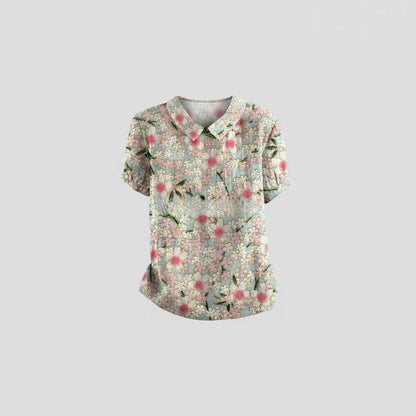 Vintage Floral Blouse | Women's Casual Summer Top